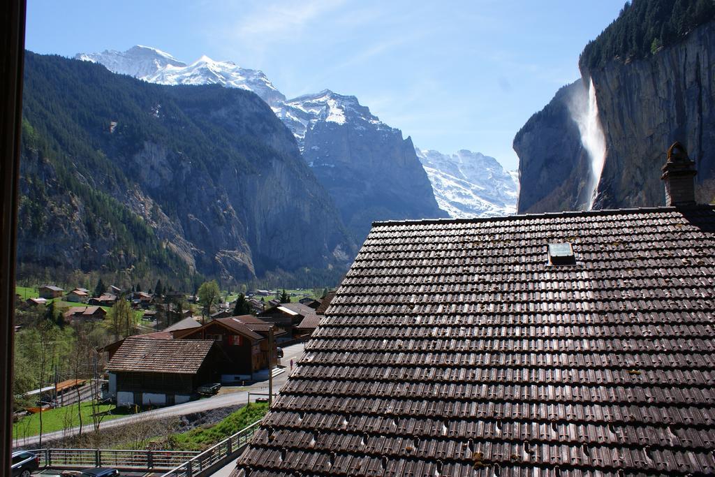 Base Cafe Apartman Lauterbrunnen Kültér fotó